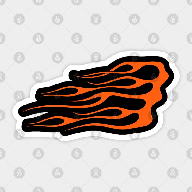 Flames C-3 Sticker by PhantomLiving